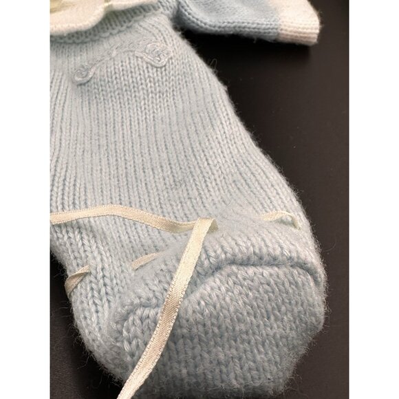 CPK Cabbage Patch Kids Vtg Baby Bean Butt BBB Blue Knit Sleeper Outfit RARE-1 - Picture 4 of 13